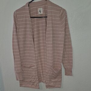 Billabong Pink Striped Cardigan